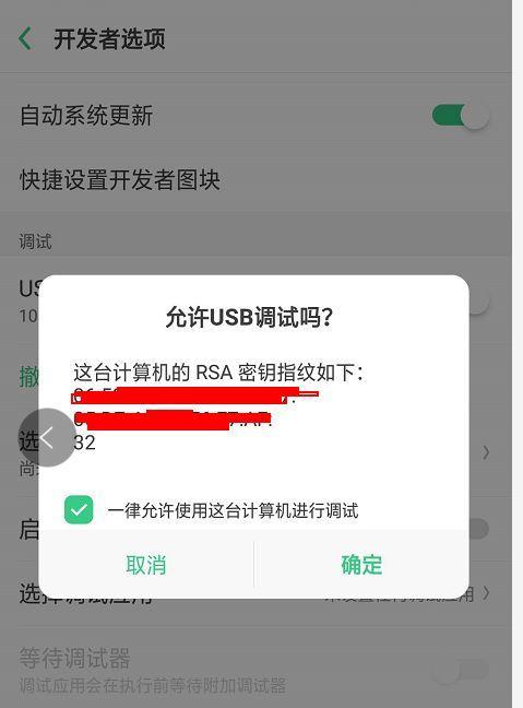 OPPO手机USB调试教程（如何在OPPO手机上开启USB调试模式）