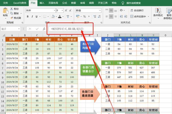 Excel中最常用的6个公式，助您提高工作效率（快速掌握这6个公式，成为Excel表格处理高手）