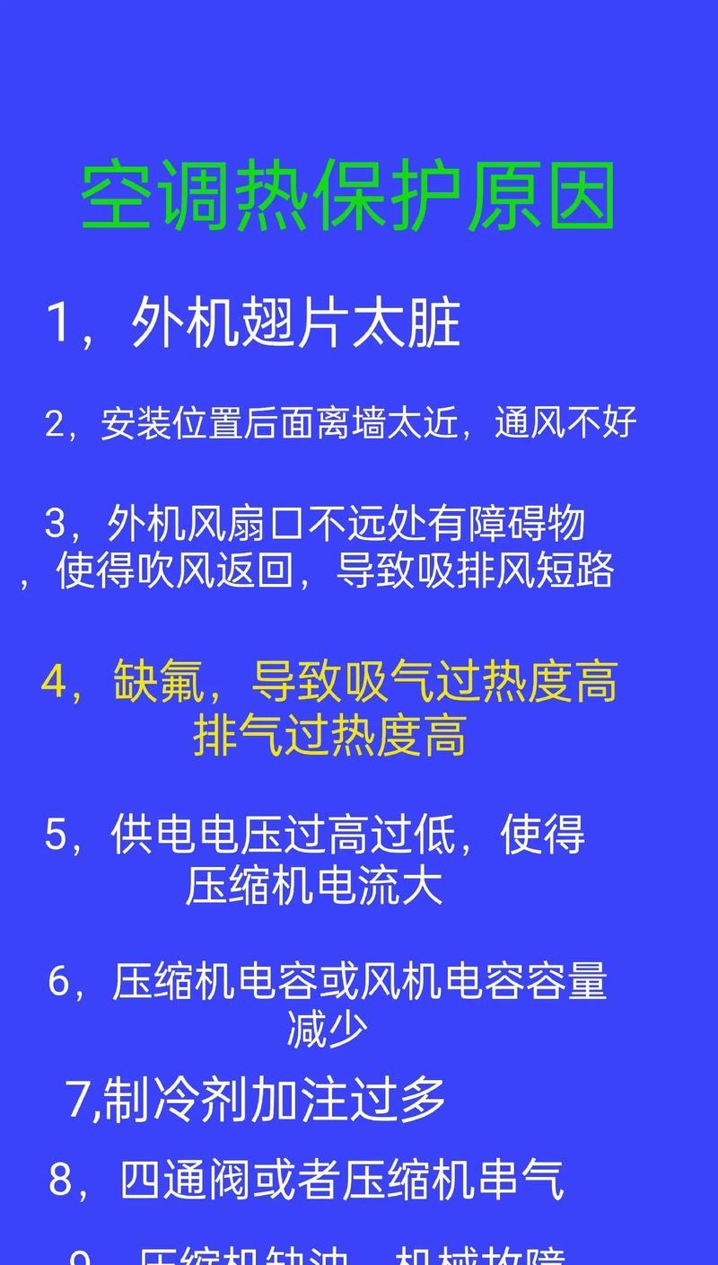 空调过热保护机制的作用（了解空调过热保护机制的原理与优势）